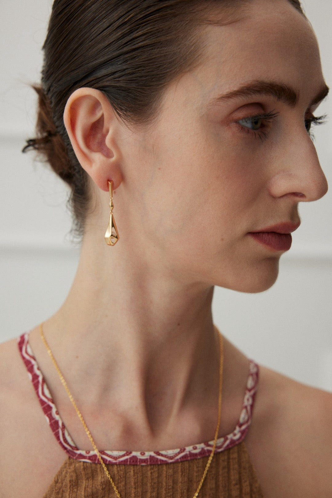 Pure Silver Teardrop Pearl-Set Earrings