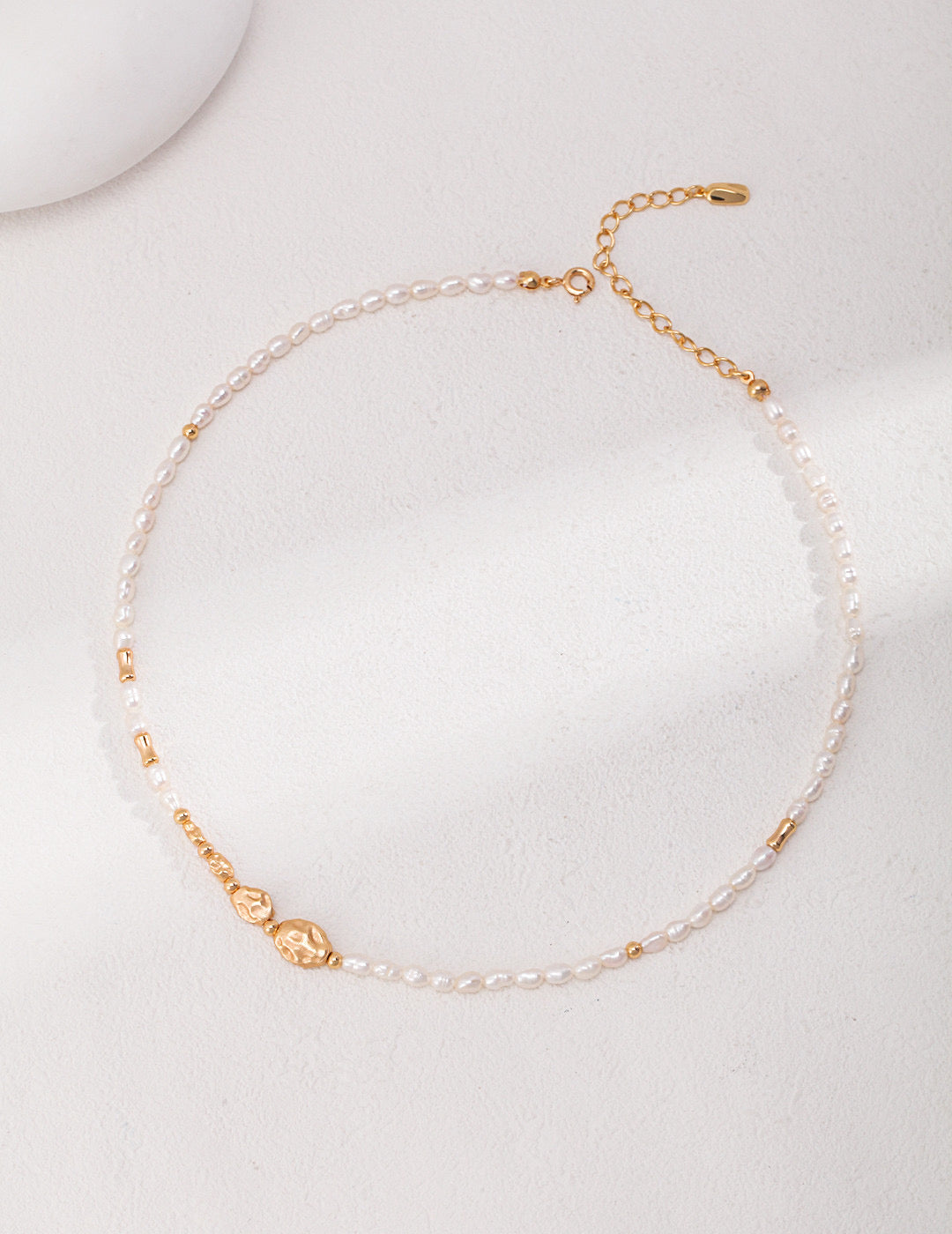 Natural Pearl Leaf Pendant Necklace