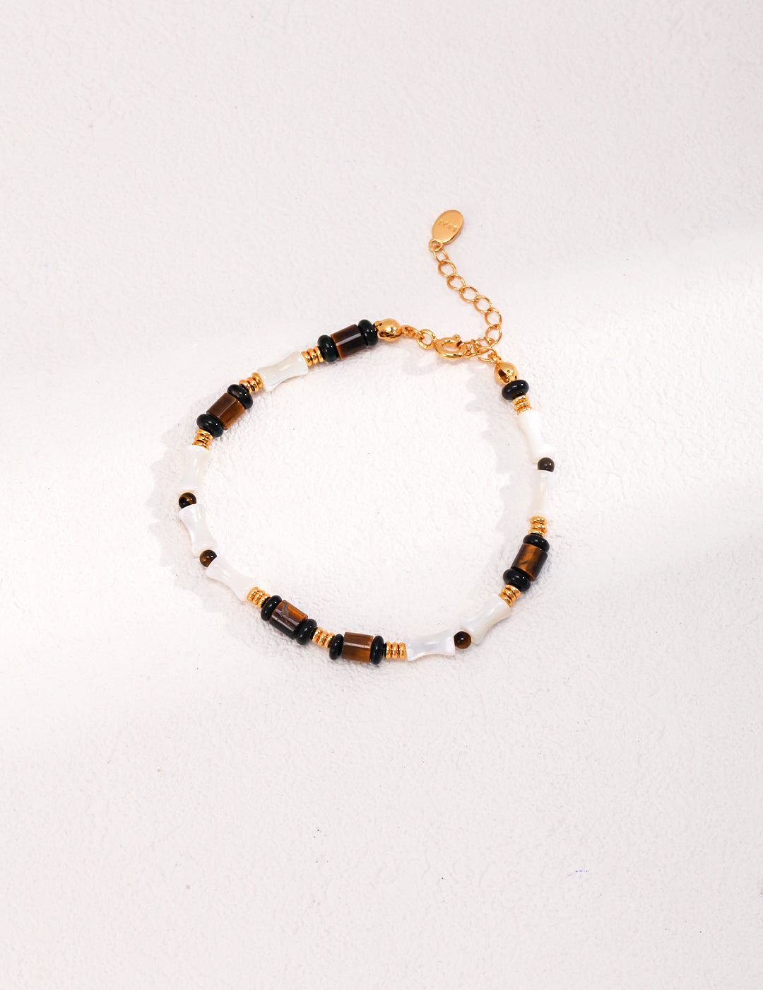 Tiger Eye Stone Donut Earrings Set